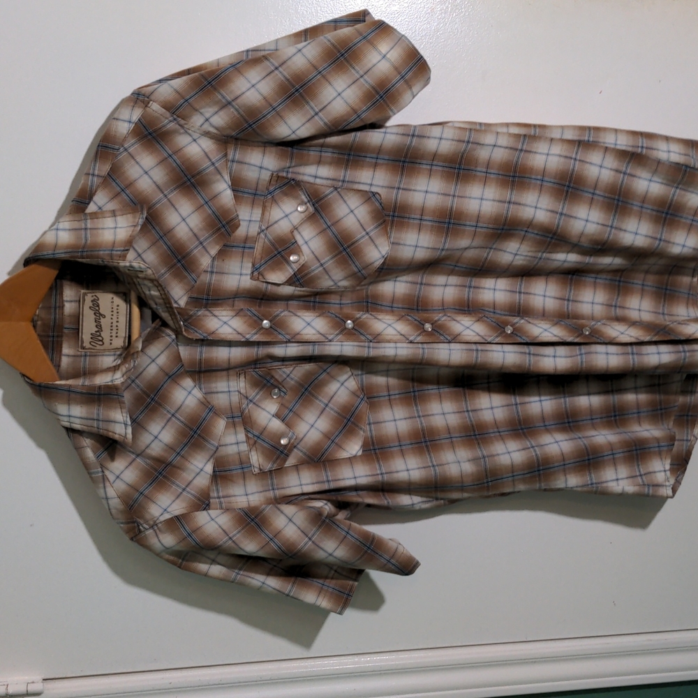 Vintage Wrangler Western Pearl Snap Shirt